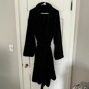 NWT PAVILIA Mens Fleece Sherpa Robe, Plush Spa Robe, One Size